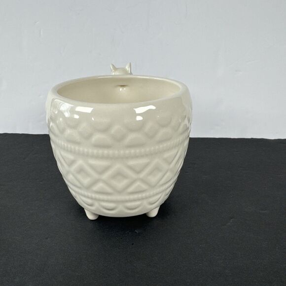 Llama Coffee Mug‎ Cup Opalhouse Cream White Gold Accents Textured - Picture 5 of 9